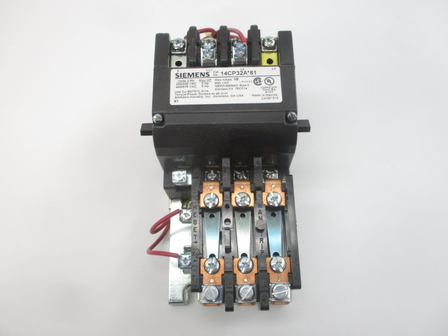 SIEMENS 14CP32AA81 SER. C 110-120/220-240VAC 18A NSMP