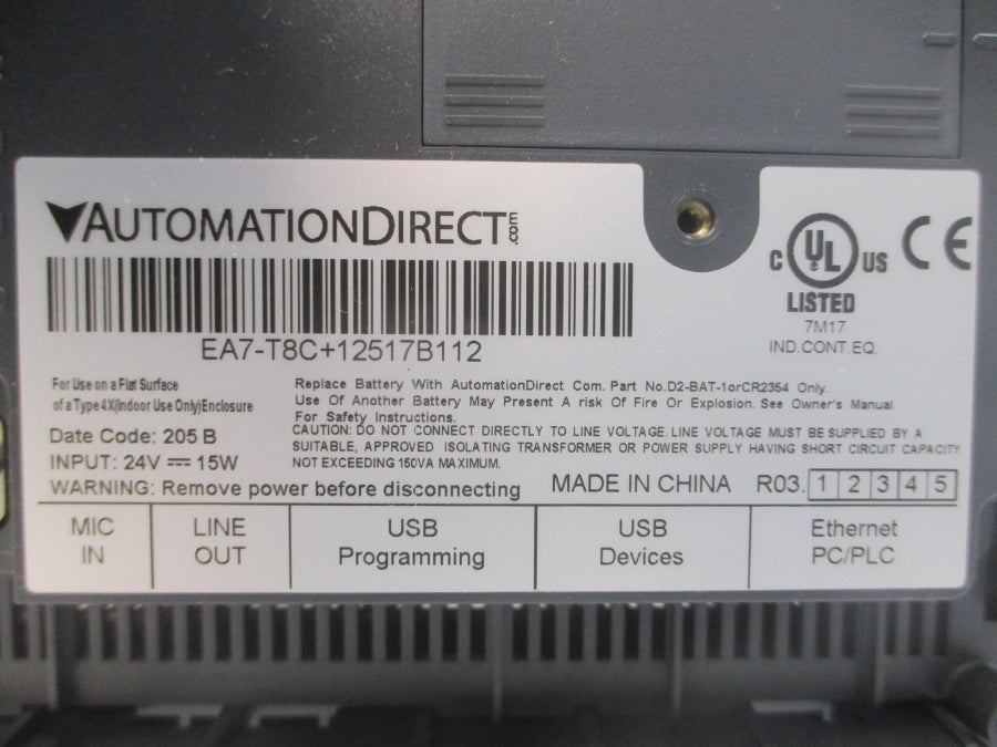 AUTOMATION DIRECT EA7-T8C 24V NSMP