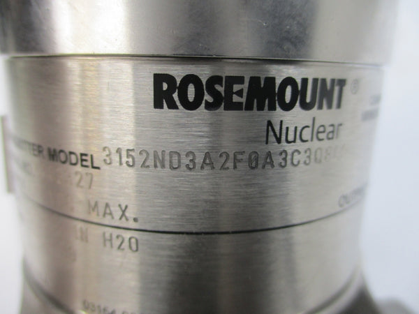 ROSEMOUNT 3152ND3A2F0A3C3Q8Q9 48VDC 3626PSI NSNP