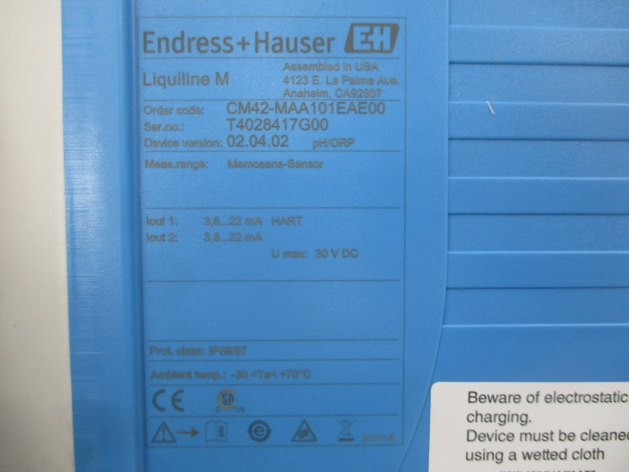 ENDRESS+HAUSER CM42-MAA101EAE00 30VDC NSNP