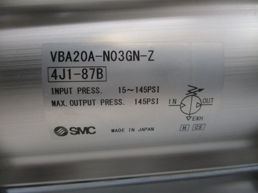SMC VBA20A-N03GN-Z 15-145PSI NSNP