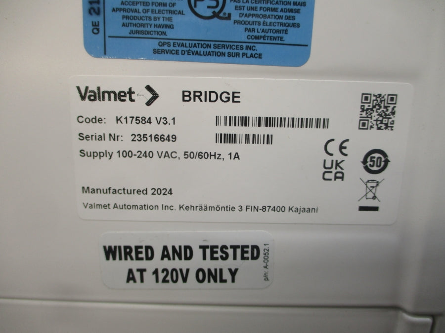 VALMET K17584V3.1 100-240VAC 1A NSNP