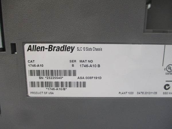 INDUSTRIAL SPARE PART 1746-A10 SER. B NSMP
