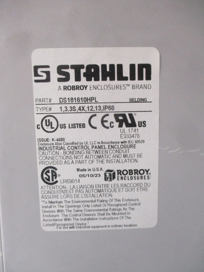 STAHLIN DS181610HPL NSMP