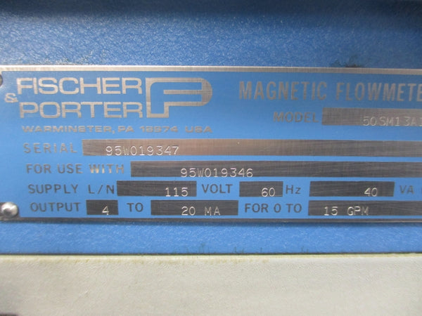 FISCHER & PORTER 50SM13A1BXD20AAAC2001 115V NSNP