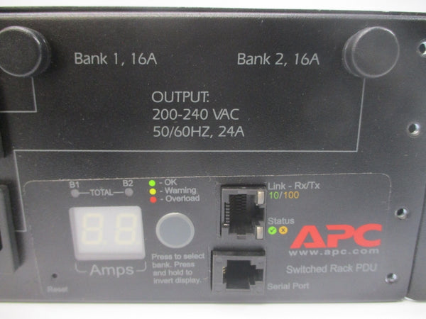 APC AP7911B 200-240/208VAC 24A (AS PICTURED) UNMP
