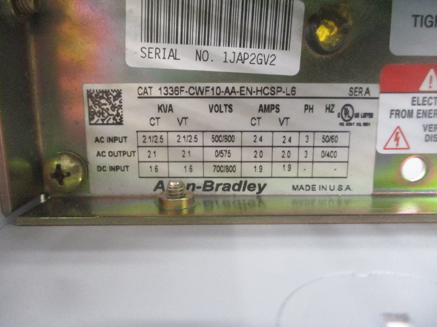 INDUSTRIAL SPARE PART 1336F-CWF10-AA-EN-HCSP-L6 SER. A 500/600VAC 2.4A NSNP