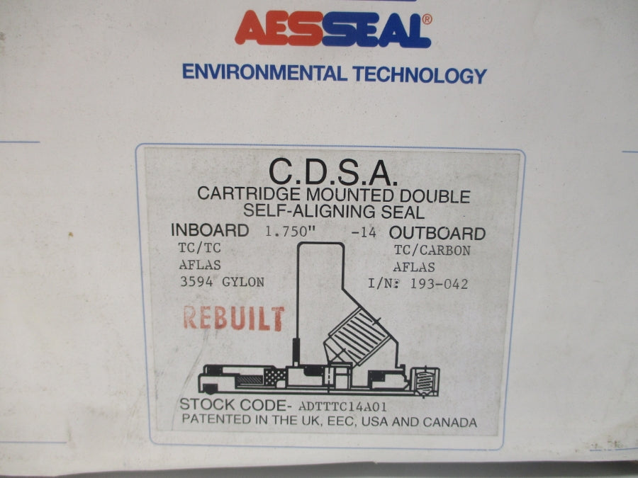 AES SEAL ADTTTC14A01 193042 1.750" REMAN