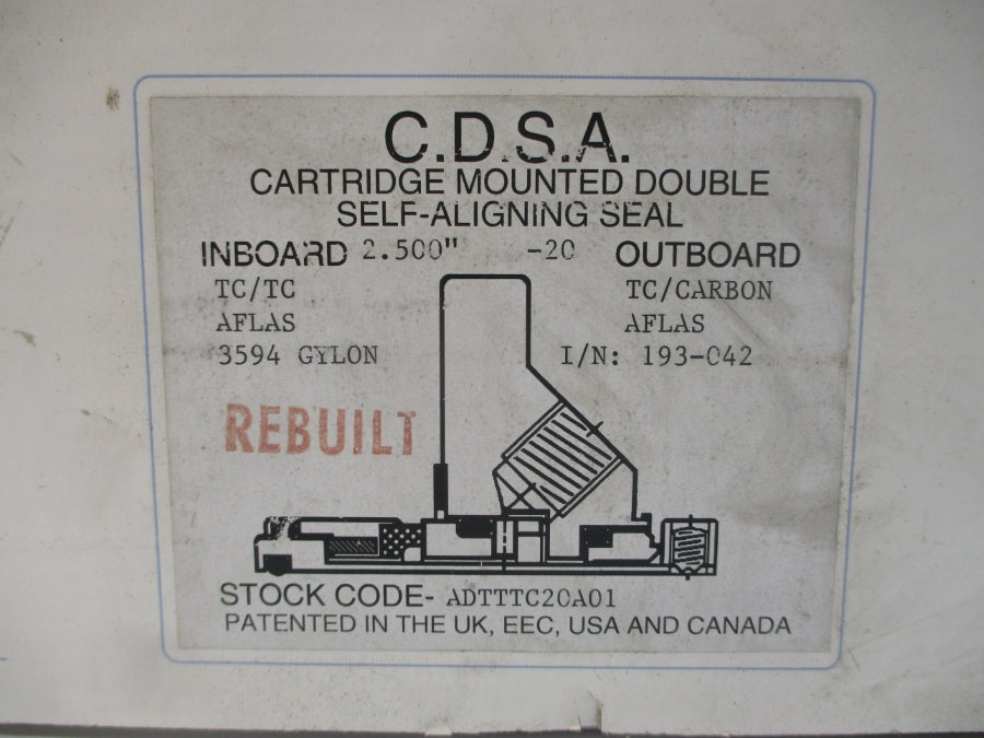AES SEAL ADTTTC20A01 193-042 2.500" REMAN