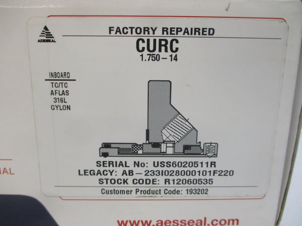 AES SEAL R12060535 193202 1.750-14" REMAN