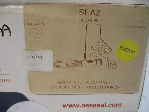 AES SEAL 1ASCS11K902F 193201 1.375-00" NSMP