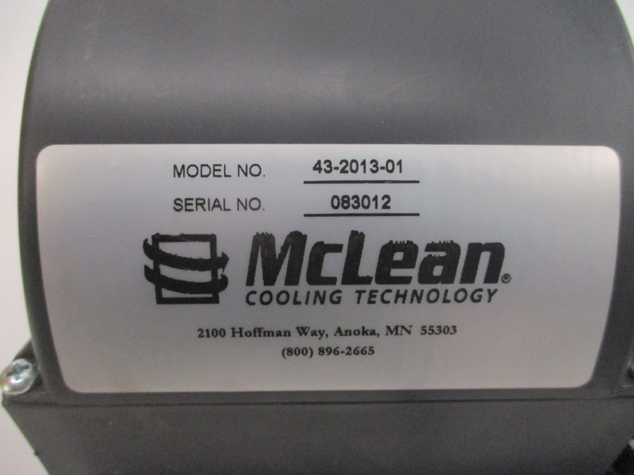 MCLEAN COOLING TECHNOLOGY 43201301SP 115V 2.0/1.9A NSMP