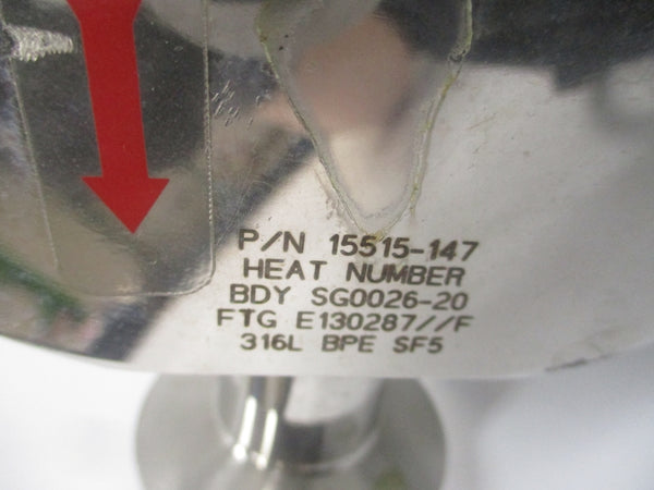 STERIFLOW 15515-147 96 350PSI 1" NSNP