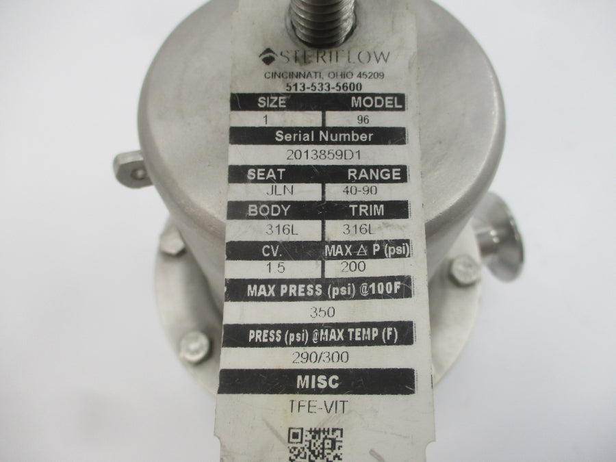 STERIFLOW 15515-147 96 350PSI 1" NSNP