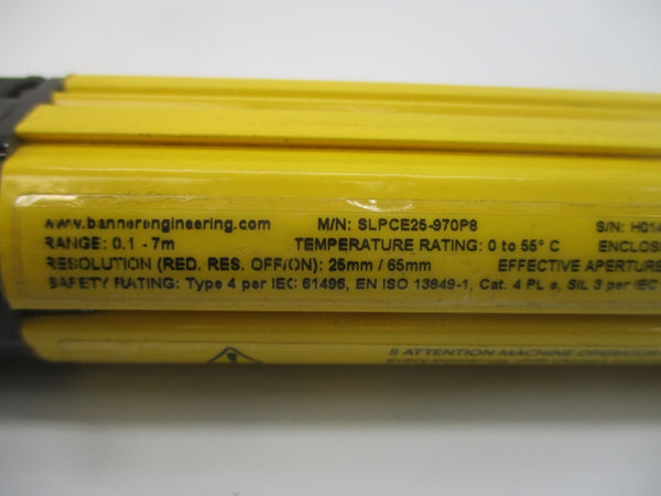 BANNER ENGINEERING SLPCE25-970P8 24VDC 0.060A NSNP