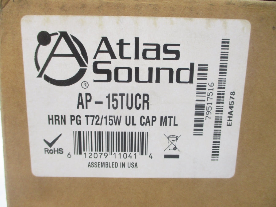 ATLAS SOUND AP-15TUCR 70/25V NSMP