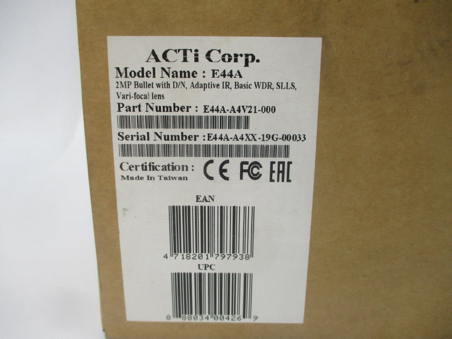 ACTI E44A E44A-A4V21-000 NSMP