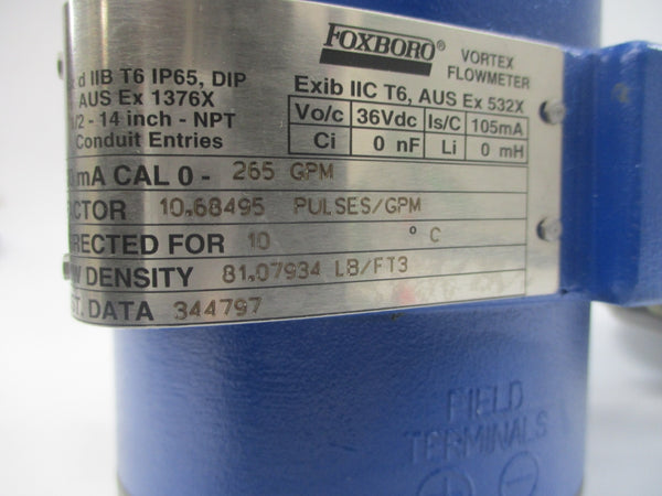 FOXBORO 83W-A03H1SRTNA 10.5-50VDC 1500PSI NSNP