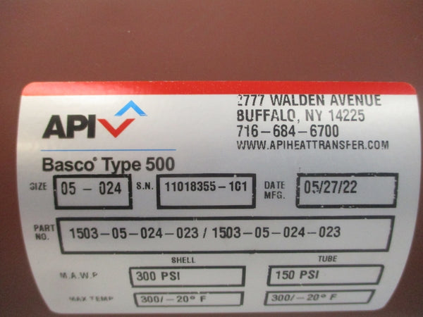 API 1503-05-024-023 150/300PSI 300/-20'F NSNP