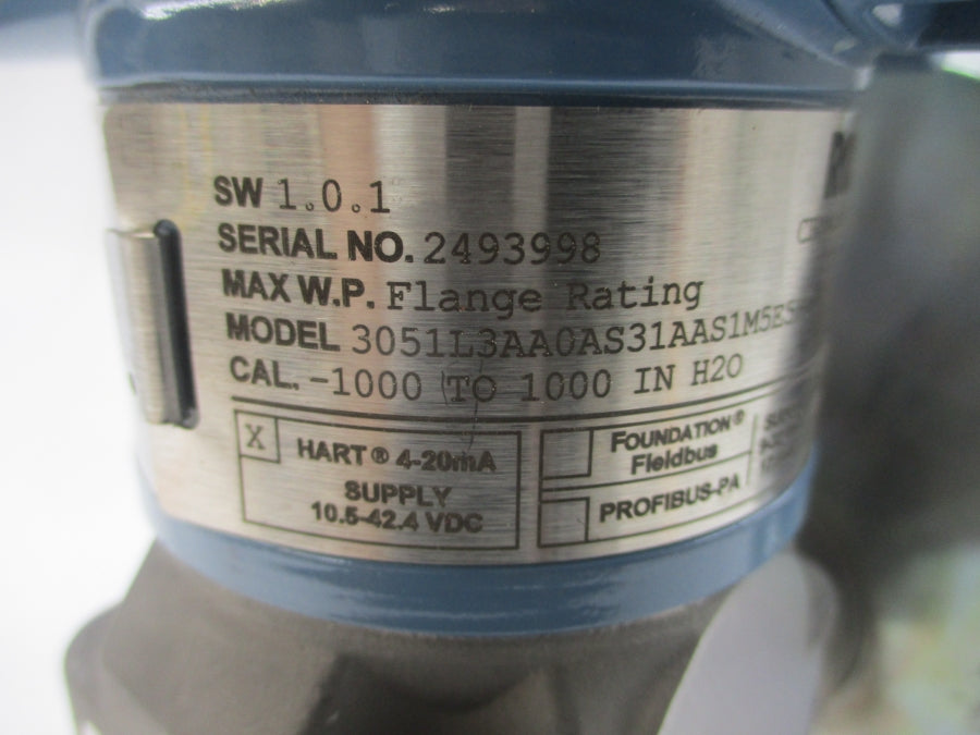 ROSEMOUNT 3051L3AA0AS31AAS1M5E5F7 10.5-42.4VDC NSNP