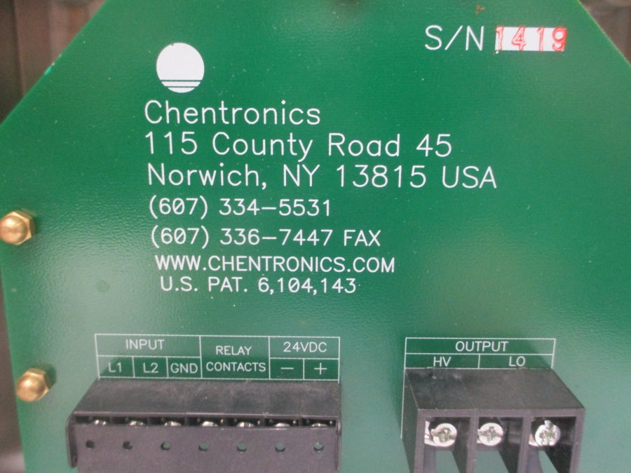 CHENTRONICS 07000102R1X-SS 100-240VAC 5A UNMP