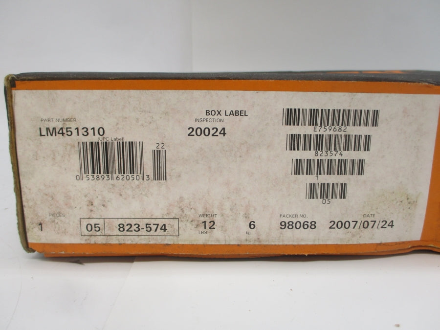 TIMKEN LM451310 NSMP