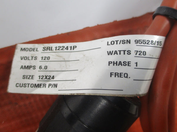 BRISK HEAT SRL12241P 120V 6.0A 12X24 UNMP
