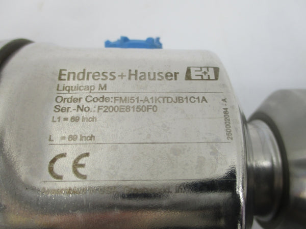 ENDRESS+HAUSER FMI51-A1KTDJB1C1A 12-36VDC 600PSI 69" NSNP