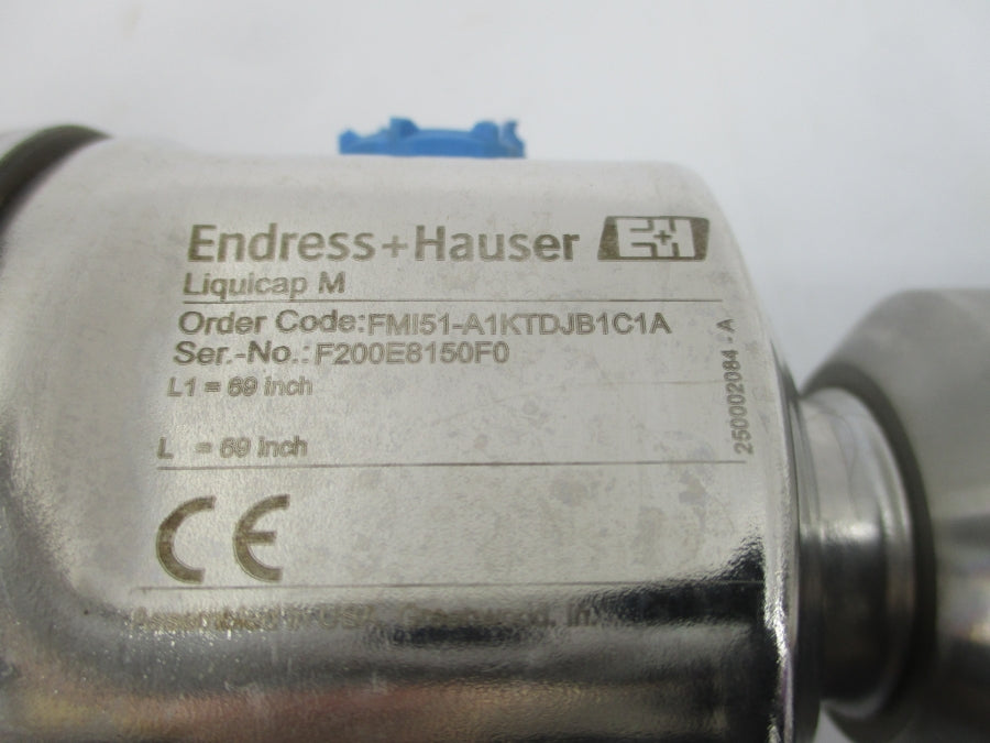 ENDRESS+HAUSER FMI51-A1KTDJB1C1A 12-36VDC 600PSI 69" NSNP