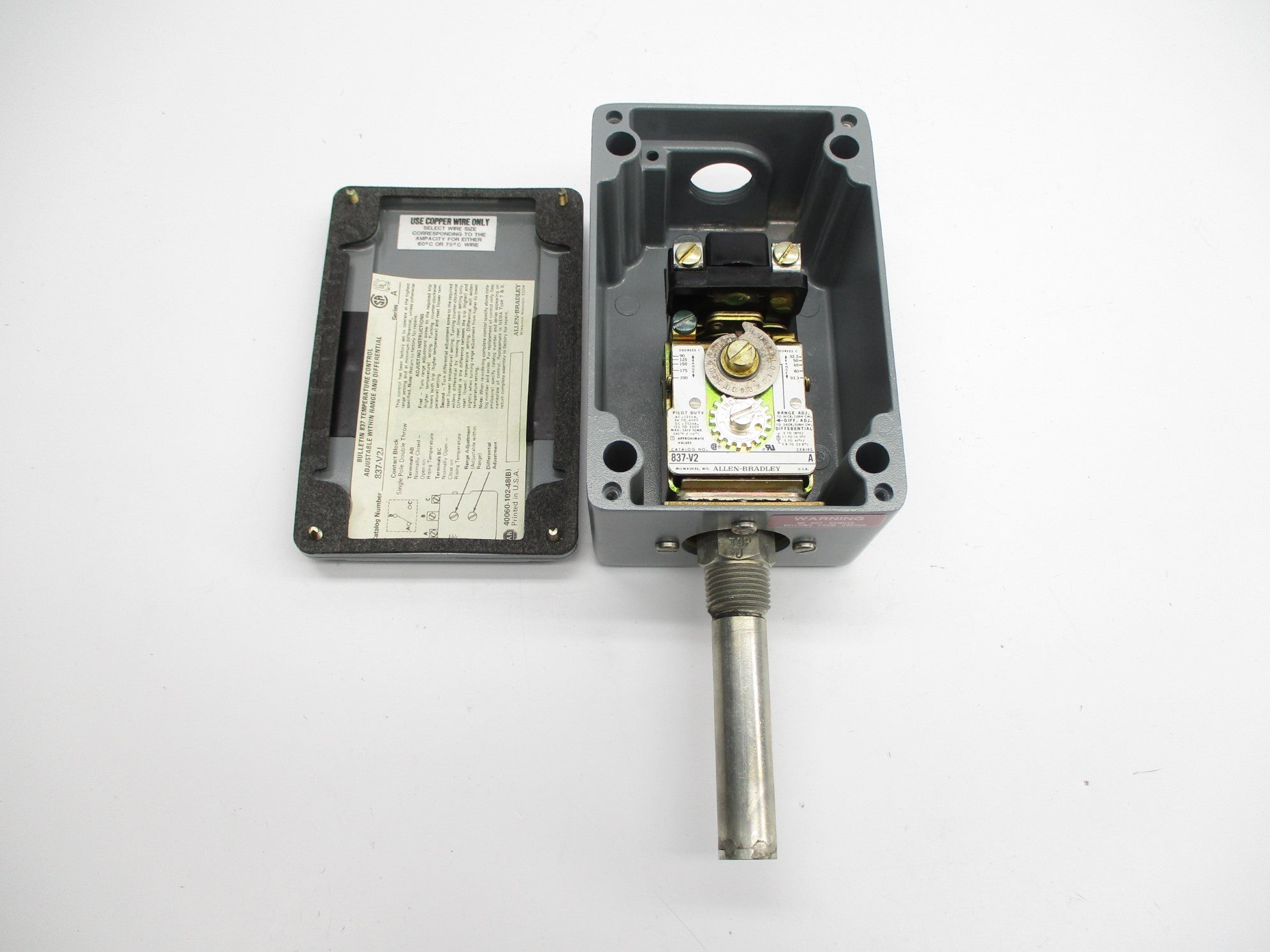 INDUSTRIAL SPARE PART 837-V2 SER. A (AS PICTURED) NSNP