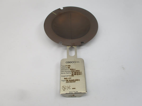 OSECO PCR04-15741-C PCR 724.00/500PSI 72.00/650'F 4" NSMP