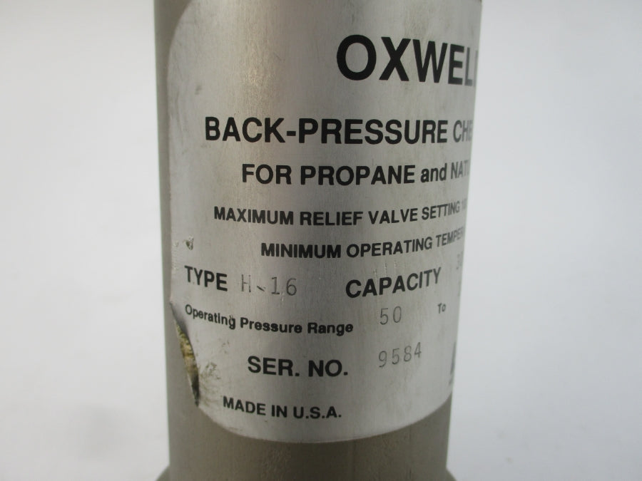 OXWELD H-16 125PSI 3/4" NSNP