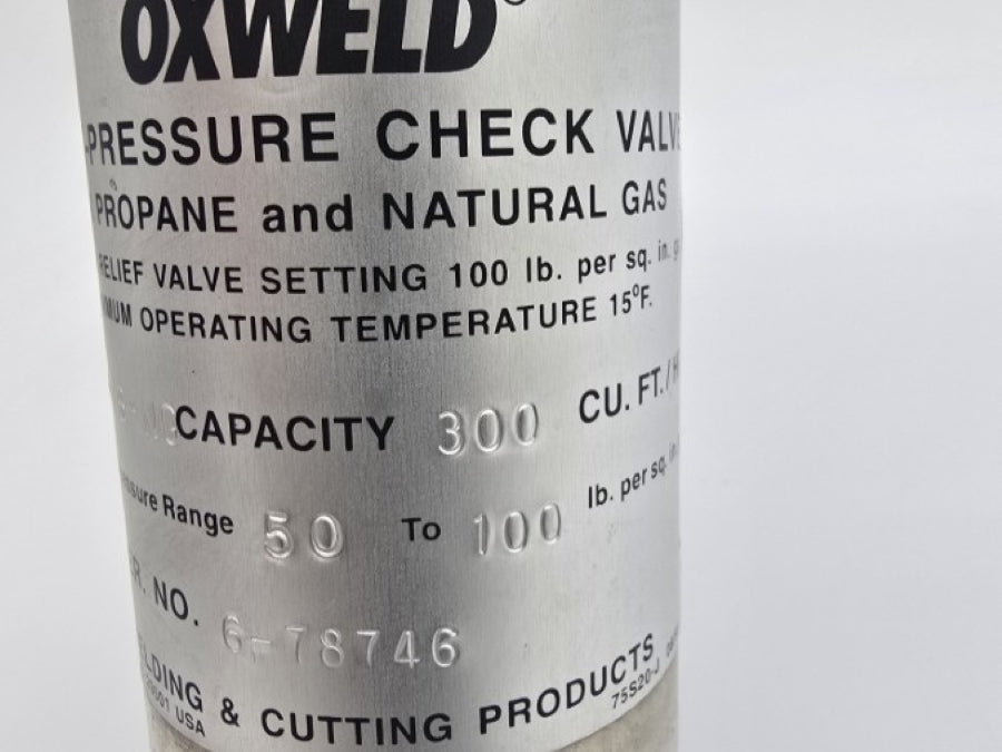 OXWELD H-16-NG 125PSI 3/4" NSNP
