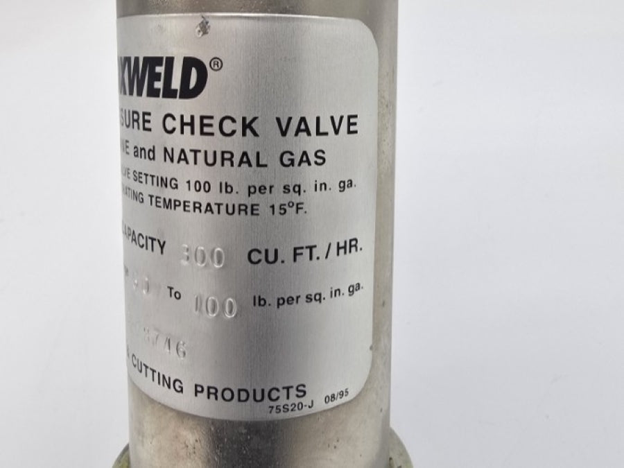 OXWELD H-16-NG 125PSI 3/4" NSNP
