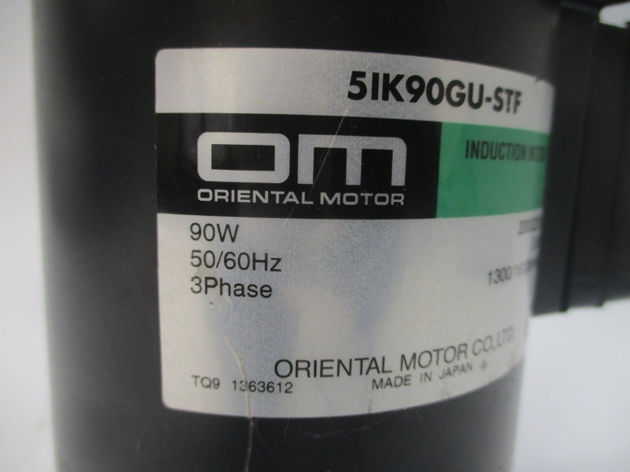 ORIENTAL MOTOR 5IK90GU-STF 200/220V 0.8A NSNP