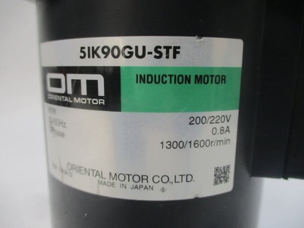 ORIENTAL MOTOR 5IK90GU-STF 200/220V 0.8A NSNP