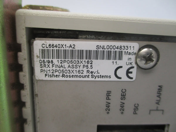 FISHER-ROSEMOUNT CL6640X1-A2 12P0503X162 21-29VDC 1.6A REV. L UNMP