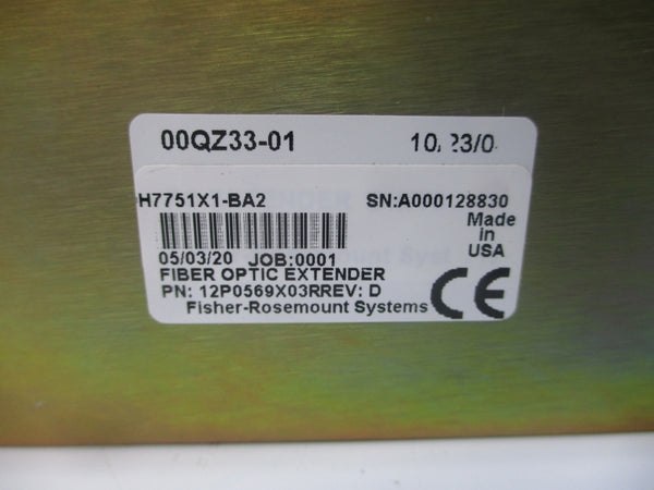 FISHER ROSEMOUNT DH7751X1-BA2 12P0569X022 24VDC REV. C UNMP
