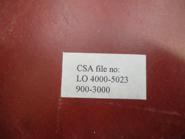 CANADIAN SHUNT INDUSTRIES REA-51-30001 3000A NSNP