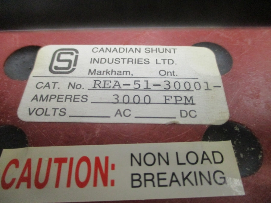 CANADIAN SHUNT INDUSTRIES REA-51-30001 3000A NSNP