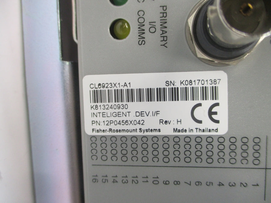 FISHER-ROSEMOUNT CL6923X1-A1 12P0456X042 21-29VDC REV. H (AS PICTURED) UNMP