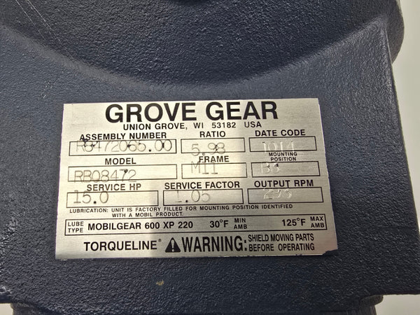 GROVE GEAR R8472065.00 RBQ8472 NSNP