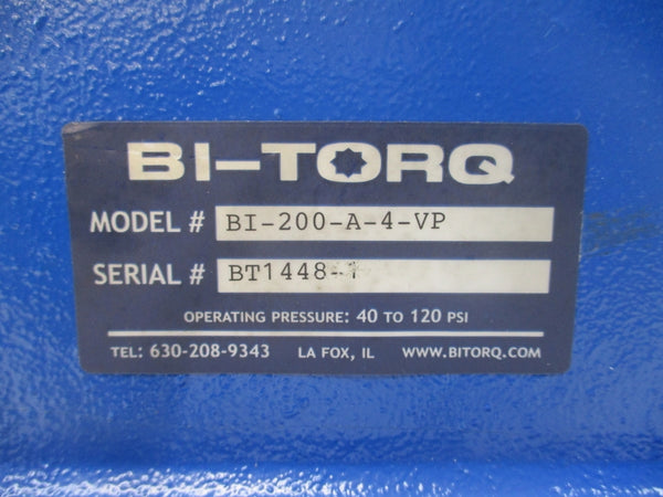 BI-TORQ BI-200-A-4-VP 115VAC 0.75A 40-120PSI NSNP