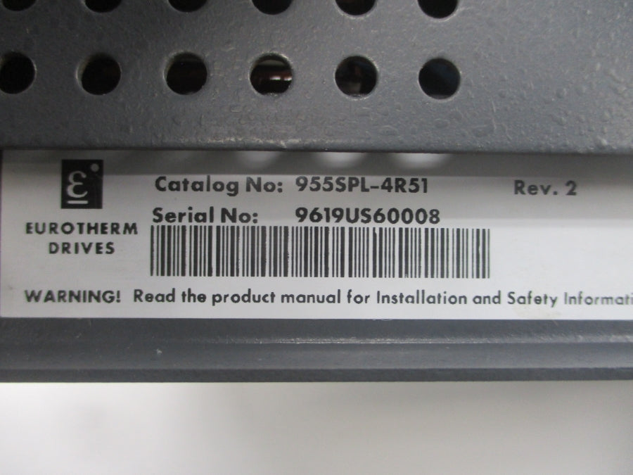 EUROTHERM 955SPL-4R51 230VAC 37A REV. 2 UNMP