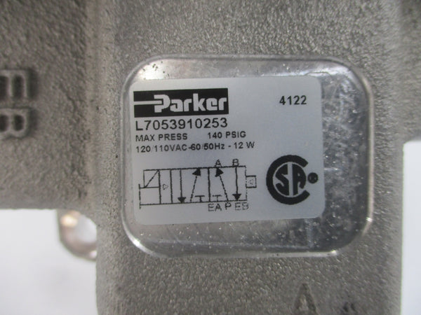 PARKER L7053910253 110/120VAC 140PSI 3/8" NSMP