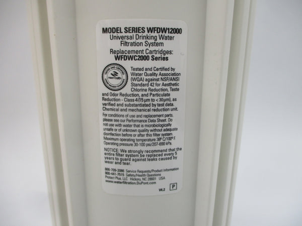 FILTER WFDW120009W 30-100PSI NSMP