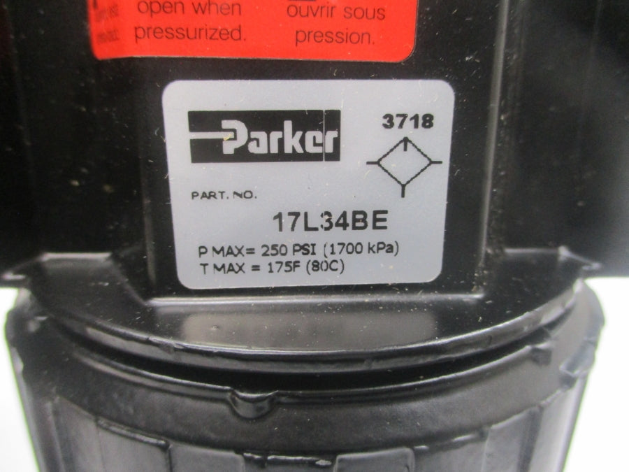 PARKER 17A34B18A4BD 250PSI 1/2" NSMP