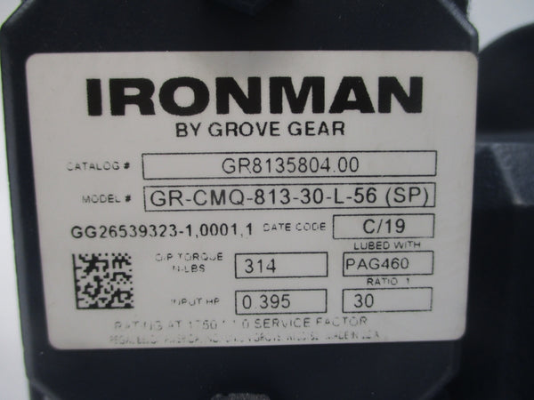 GROVE GEAR GR-CMQ-813-30-L-56 GR8135804.00 NSNP
