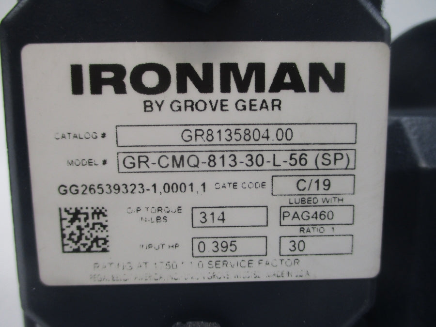 GROVE GEAR GR-CMQ-813-30-L-56 GR8135804.00 NSNP