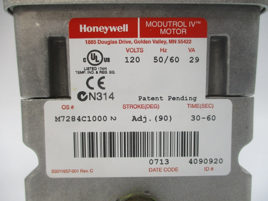 HONEYWELL M7284C1000 120V 30-60S NSNP